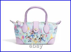 Stoney Clover Lane Disneyland 70th Anniversary Mini Blue Pouchette Crossbody Bag