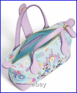 Stoney Clover Lane Disneyland 70th Anniversary Mini Blue Pouchette Crossbody Bag