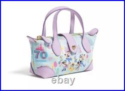 Stoney Clover Lane Disneyland 70th Anniversary Mini Blue Pouchette Crossbody Bag