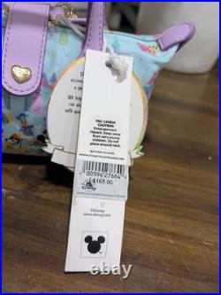 Stoney Clover Lane Disneyland 70th Anniversary Mini Blue Pouchette Crossbody Bag