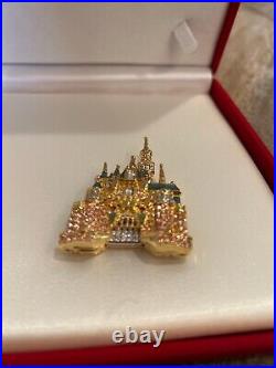 Swarovski Disneyland 50th Anniversary Sleeping Beauty Castle Brooch Pin49/300