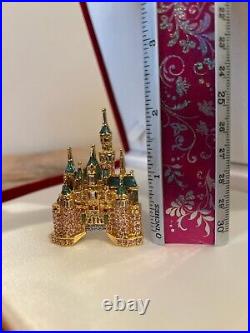 Swarovski Disneyland 50th Anniversary Sleeping Beauty Castle Brooch Pin49/300