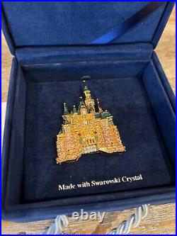 Swarovski Disneyland 50th Anniversary Sleeping Beauty Castle Brooch Pin49/300