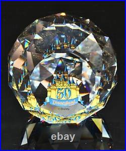 Swarovski Paperweight 843094 Disneyland 50th Anniversary Mint with Box