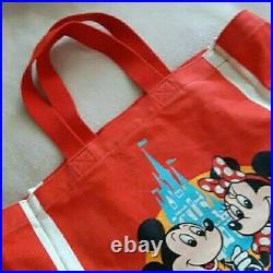 TDL Tokyo Disneyland 25th Anniversary Mickey Minnie Reprint Tote Bag