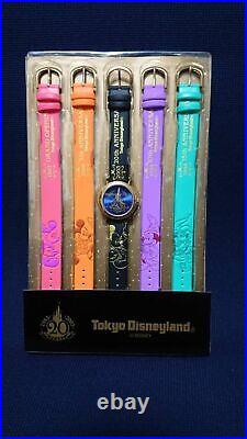 TDR Tokyo Disneyland 20th Anniversary Wristwatch (dead battery) Unused Cute