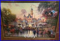 Thomas Kinkade Disneyland 50th Anniversary Gallery Proof G/P 18 x 27