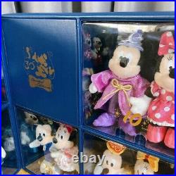 Tokyo Disney Land 30th Anniversary Plushie Badge Set Collection Limited JPN