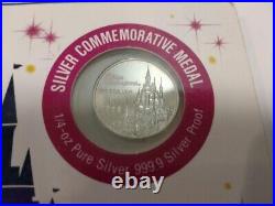 Tokyo Disneyland 10th Anniversary Pure Silver Silver Medal Unopened Unused Cute