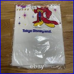 Tokyo Disneyland 10th Anniversary T-shirt L Size Unused Cute
