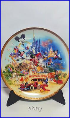 Tokyo Disneyland 15Th Anniversary Commemorative Plate