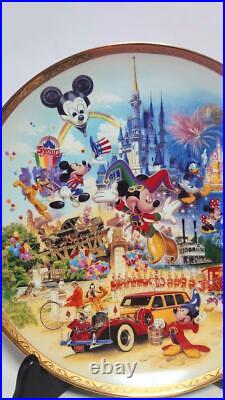 Tokyo Disneyland 15Th Anniversary Commemorative Plate