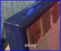 Tokyo Disneyland 15th Anniversary Cast Exclusive Pin set and frame