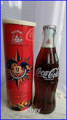 Tokyo Disneyland 15th Anniversary Cast Limited to 3000 Coca Cola Bottle Used