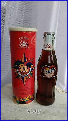 Tokyo Disneyland 15th Anniversary Cast Limited to 3000 Coca Cola Bottle Used