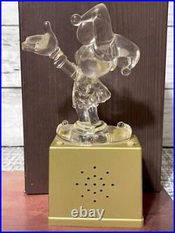 Tokyo Disneyland 15th Anniversary Limited Crystal Style Mickey Mouse Music Light