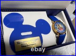 Tokyo Disneyland 16th 18th Anniversary watch set limited Mickey Mouse unused