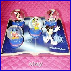 Tokyo Disneyland 2003 Snow Globe 20th Anniversary with Mickey Mouse Box