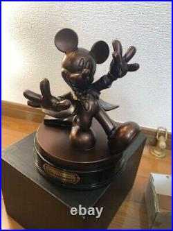 Tokyo Disneyland 20th Anniversary Bronze Figure Excellent From JP