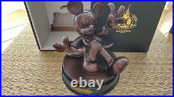 Tokyo Disneyland 20th Anniversary Bronze Figure Unused Cute