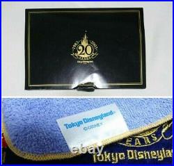 Tokyo Disneyland 20th Anniversary Commemorative Hand Towel Set Unused Cute