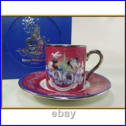 Tokyo Disneyland 20th Anniversary Demitas Cup Unused Pair