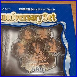 Tokyo Disneyland 20th Anniversary Diorama Map Set Collectible Figure New