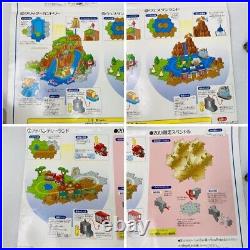 Tokyo Disneyland 20th Anniversary Diorama Map Set withbox used