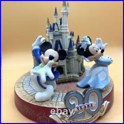 Tokyo Disneyland 20th Anniversary Figurine (Ceramics) Used Item From Japan Rare