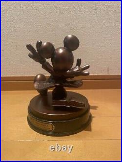 Tokyo Disneyland 20th Anniversary Mickey Mouse Bronze Statue Figure From Japan