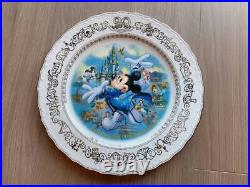 Tokyo Disneyland 20th Anniversary Mickey Mouse picture plate, ltd to 3000 pieces