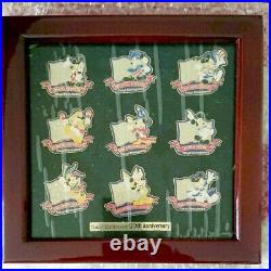 Tokyo Disneyland 20th Anniversary Pin Badge Set Unused Cute