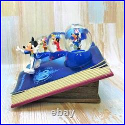 Tokyo Disneyland 20th Anniversary TDL Book Type Snow Globe