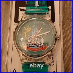 Tokyo Disneyland 20th Anniversary Wristwatch Unused Cute