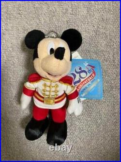 Tokyo Disneyland 28th Anniversary Mickey Plush Badge Unused Cute