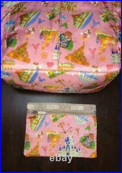 Tokyo Disneyland 30th Anniversary LeSportsac Limited Tote Bag Pink W9.4in H9.0in