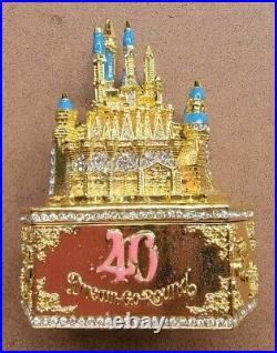 Tokyo Disneyland 40th Anniversary Castle Trinket Box by Arribas Brothers