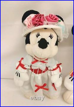 Tokyo Disneyland Mickey Minnie 29th Anniversary Plush Badge Mary Poppins Used