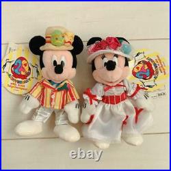 Tokyo Disneyland Mickey Minnie 29th Anniversary Plush Badge Mary Poppins with tag