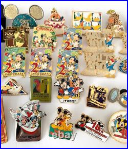 Tokyo Disneyland Pin badge Lot of 47 Set Mickey Minnie Donald Pluto Anniversary