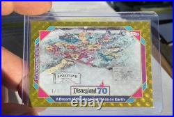 Topps 70th Anniversary Disneyland 1/1 Concept Art of Disneyland