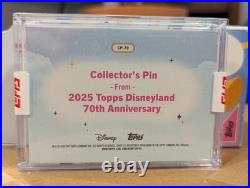 Topps Disneyland 2025 70th Anniversary Limited Edition Collector'a Pin Cp-70