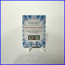 Topps Disneyland 70th Anniversary Enchanted Relics Disney Dollar Mickey /55 SSP