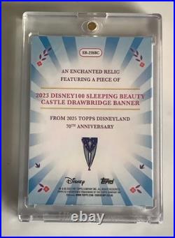 Topps Disneyland 70th Anniversary Exclusive Enchanted Relic Castle Banner 54/55