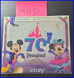 Topps Disneyland 70th Anniversary Hobby Box Factory Sealed