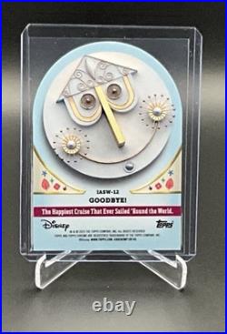Topps Disneyland 70th Anniversary It's A Small World Goodbye /25 Chrome Orange