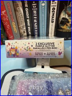 Topps Disneyland 70th Anniversary PARK EXCLUSIVE! Hobby Box Purple Glitter