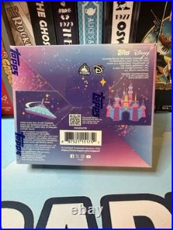 Topps Disneyland 70th Anniversary PARK EXCLUSIVE! Hobby Box Purple Glitter