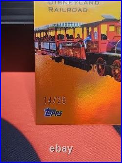 Topps Disneyland 70th Anniversary Ride Vehicle Locomotive T54-25 14/25