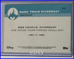 Topps Disneyland 70th Anniversary Riverboat 1954 DISNEY ATTRACTION RED CARD /5